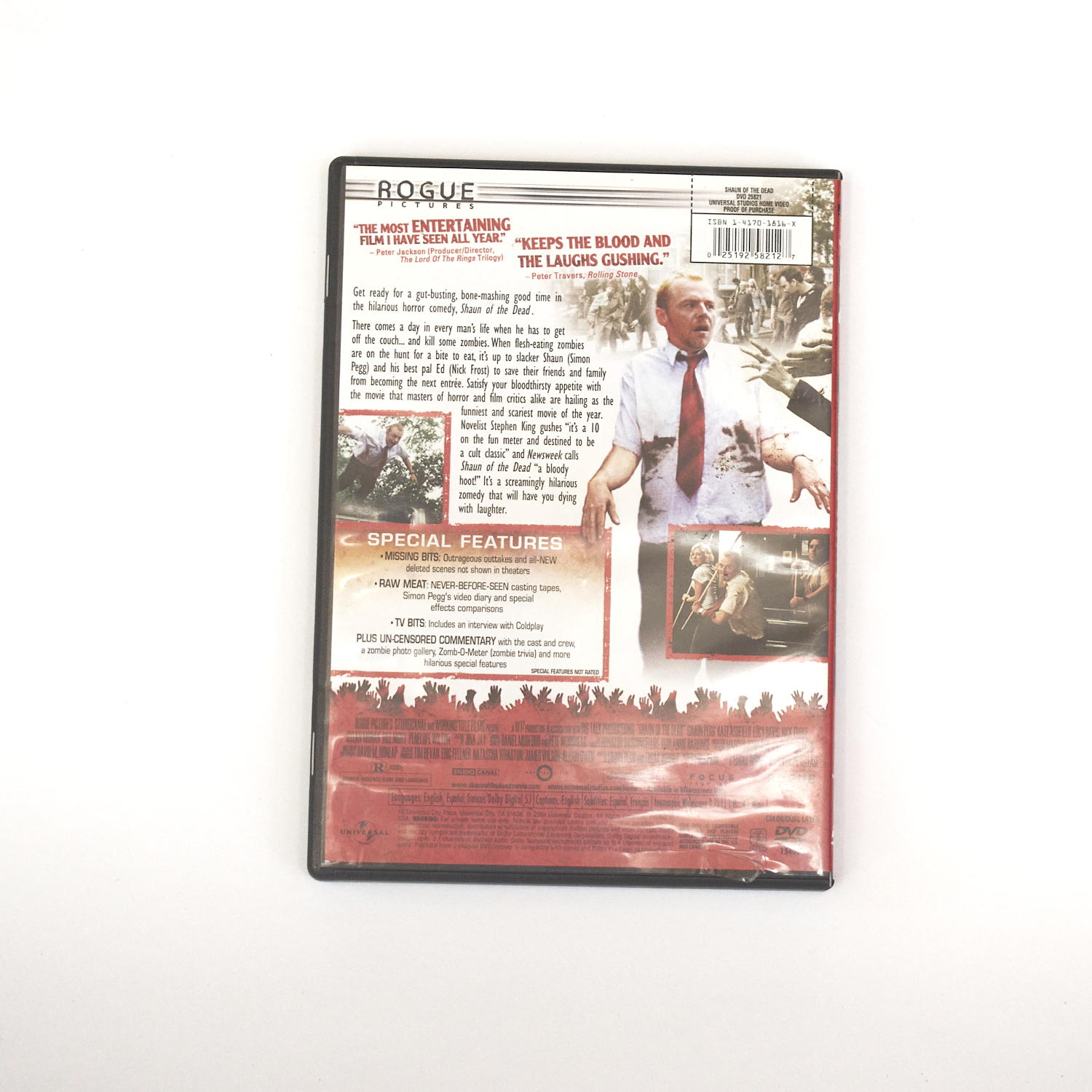 Shaun of the Dead DVD 2004 Widescreen Minty