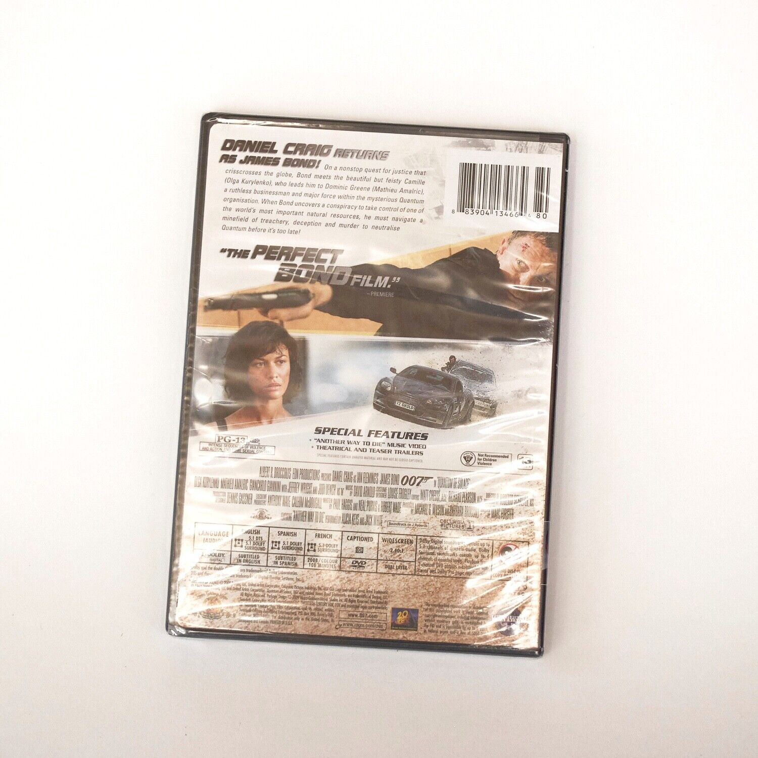 Quantum Of Solace OO7 James Bond DVD Movie Widescreen New And Sealed 