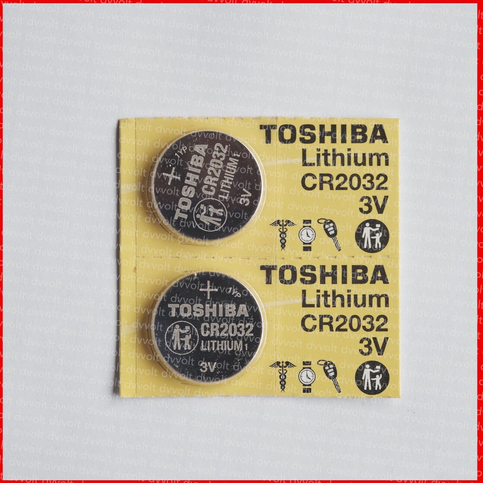 CR2032 Toshiba 2x CR 2032 3V LITHIUM BATTERY BR2032 DL2032 Remote BRAND NEW