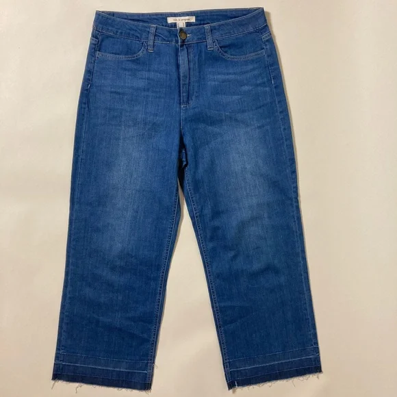 Life In Progress Wide Leg Short Jeans Size 30 Blue worn once