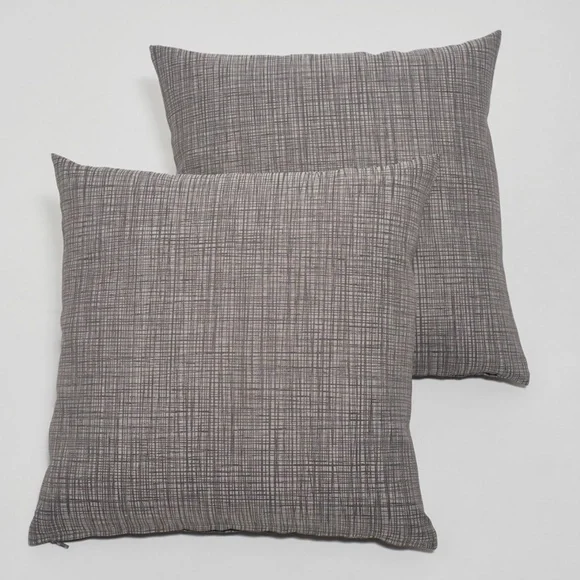 Pillow Covers Made from Herman Miller 'Current' Fabric NWT SET OF 2 Hand Sewn