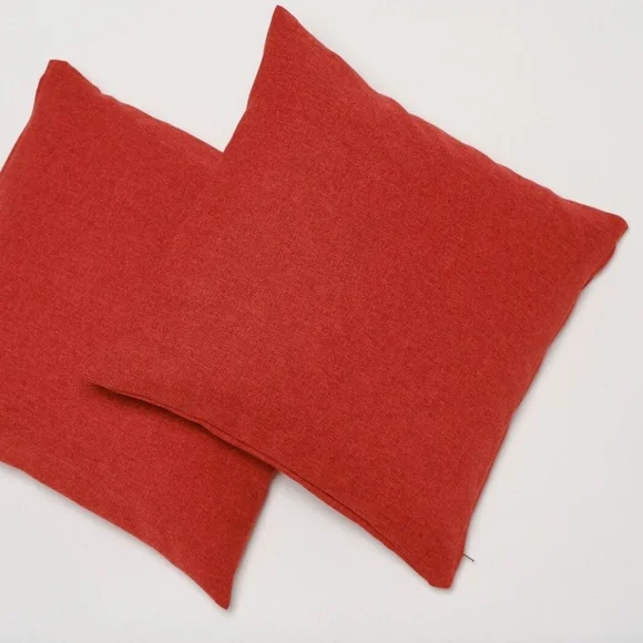 Pillow Covers SET of 2 Made from Herman Miller 'Crepe' Fabric