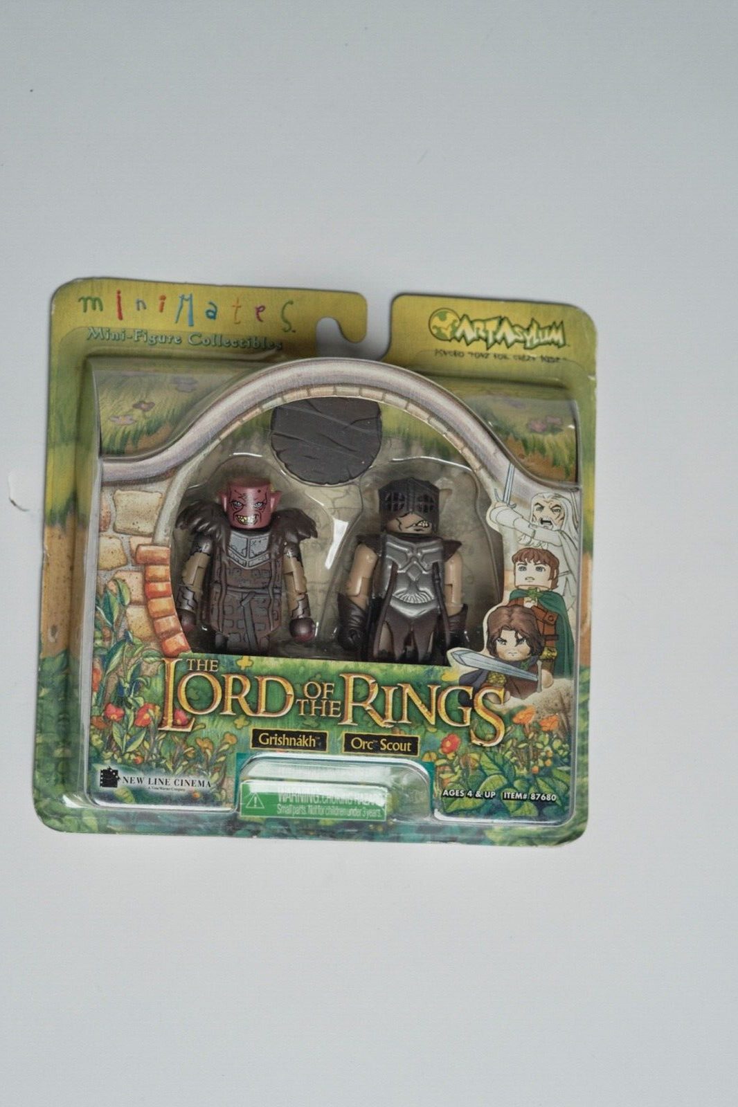 Art Asylum Minimate Lord of the Rings Grishnakh & Orc Scout MIP Art Asylum 2004