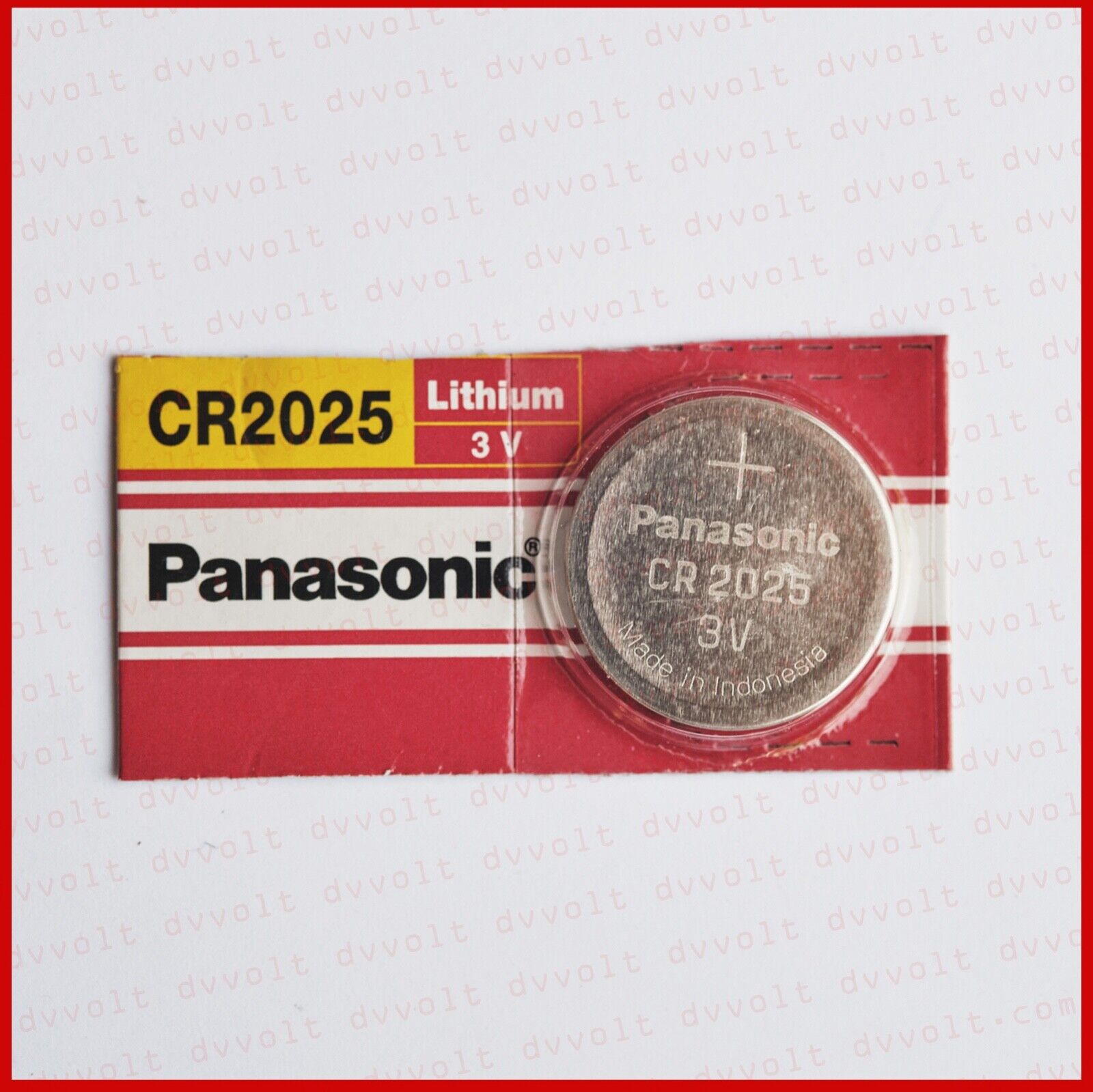 CR2025 Panasonic DL2025 ECR2025 3V Lithium Coin Battery Exp 2030 1 x Battery