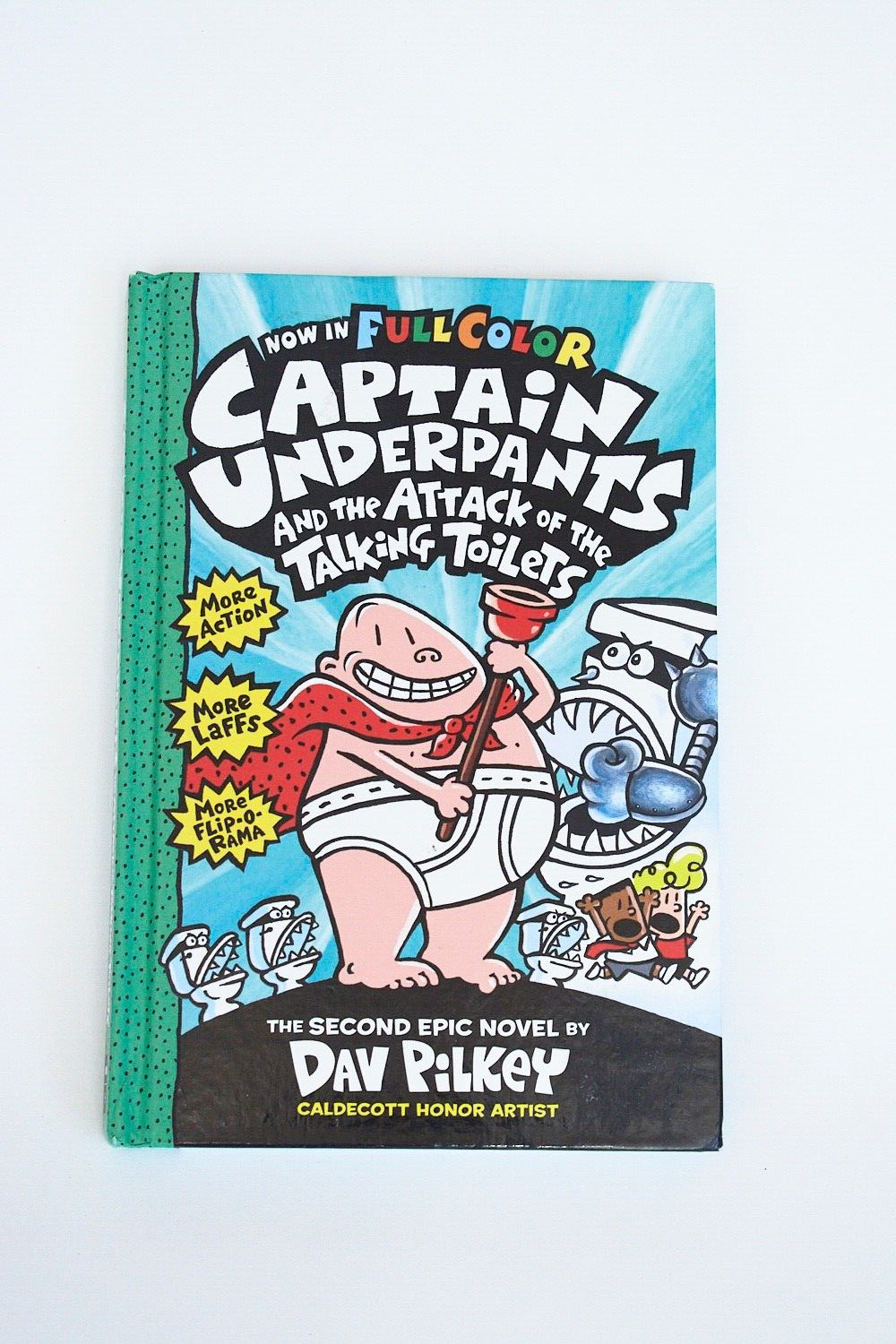 Captain Underpants and the Attack of the Talking Toilets Signed by Dev Pilkey