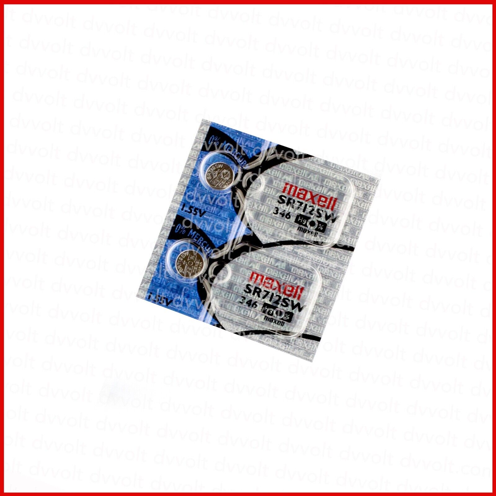 346 Maxell SR712SW Silver Oxide Watch Battery 2 Pieces FAST SHIPPING FRESH