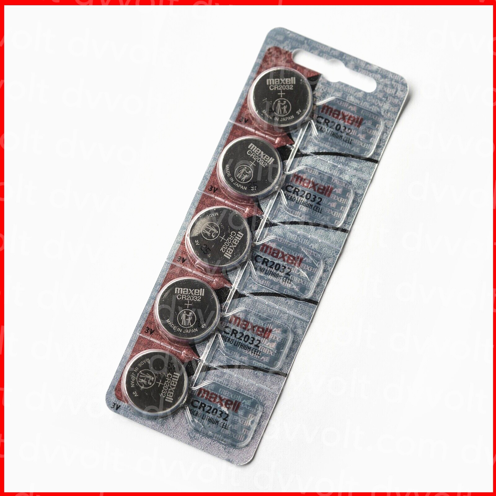 CR2032 MAXELL LITHIUM BATTERIES 5x piece 3V watch Fresh + FAST SHIPPING